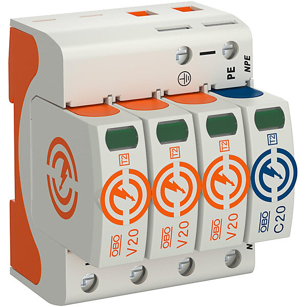 OBO SurgeController V20 dreipolig mit NPE V20-3+NPE-280